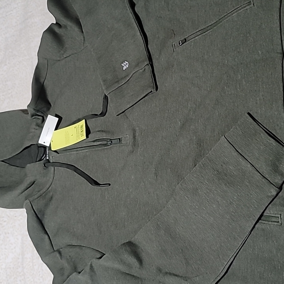 Men's Olive green hoodie - Picture 1 of 4